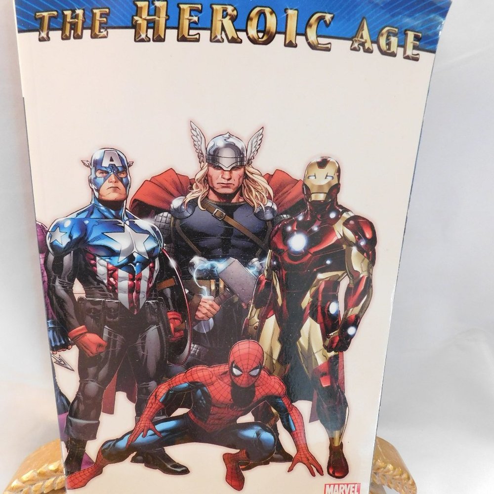 Marvel The Heroic Age Paperback Super Hero Book First Printing 2010